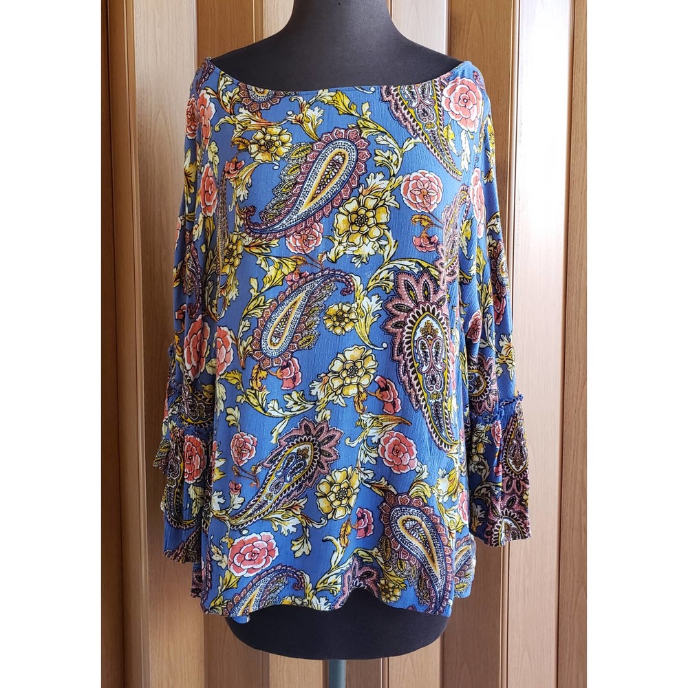Cato size Large long sleeve floral print blouse